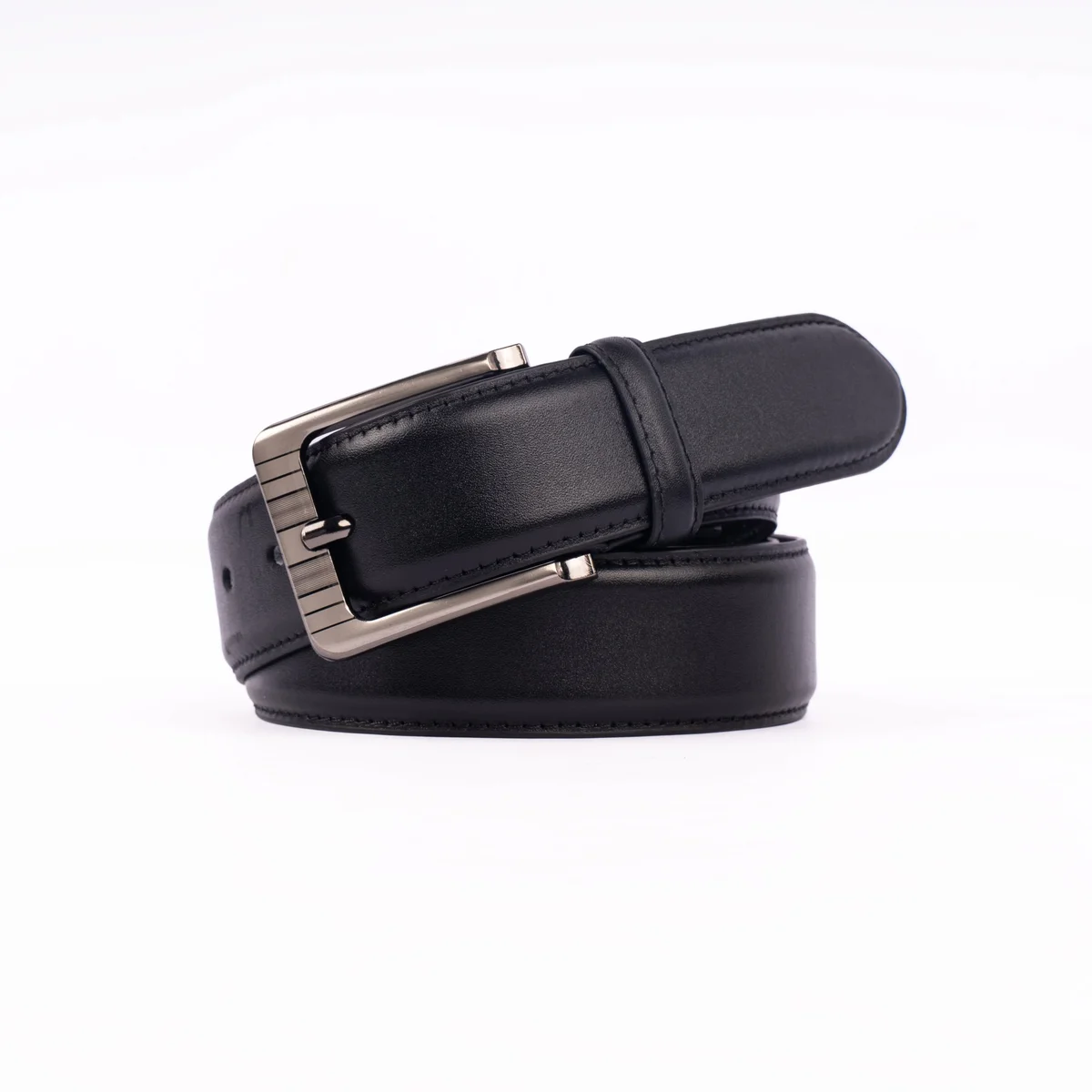 Reno Leather Formal Belt-Black-Belt031