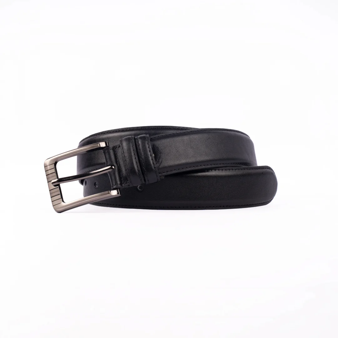 Reno Leather Formal Belt-Black-Belt031