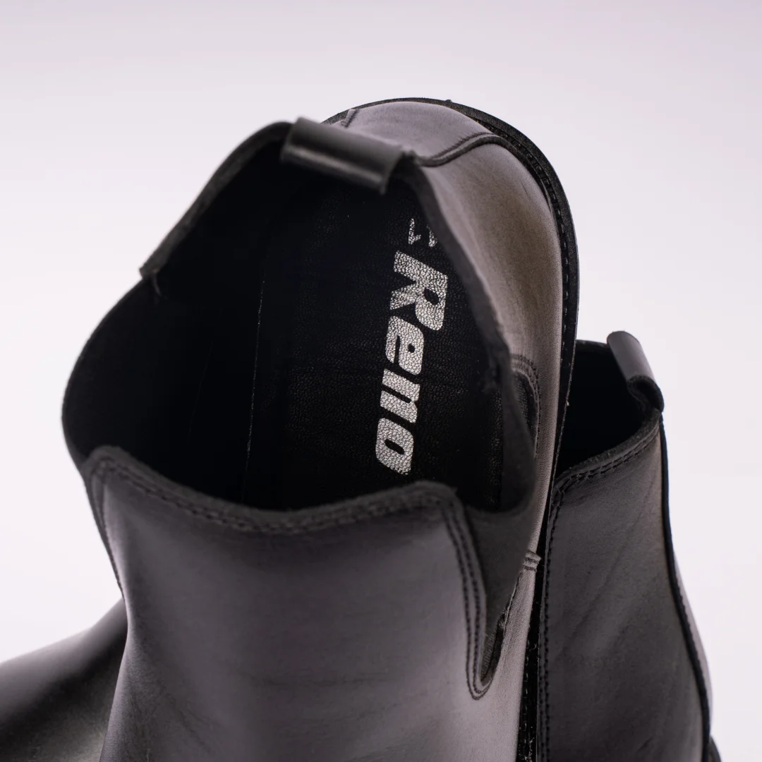 Reno Leather Boots-Black-RB5016