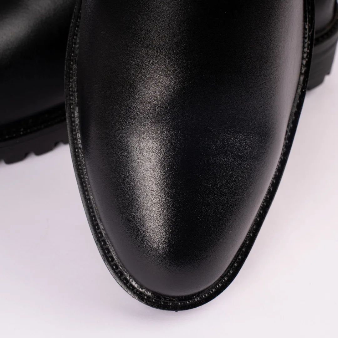 Reno Leather Boots-Black-RB5016