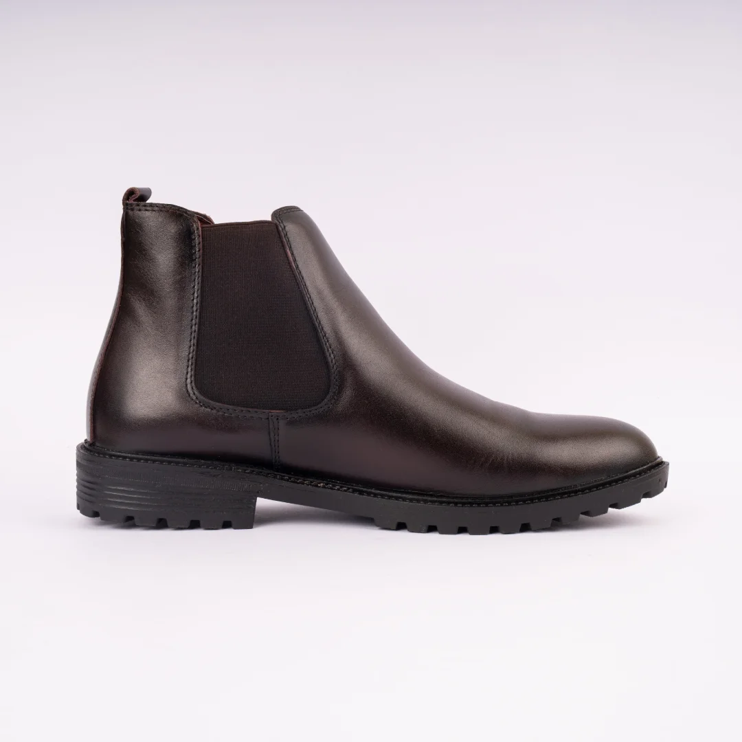 Reno Leather Boots-Chocolate-RB5017
