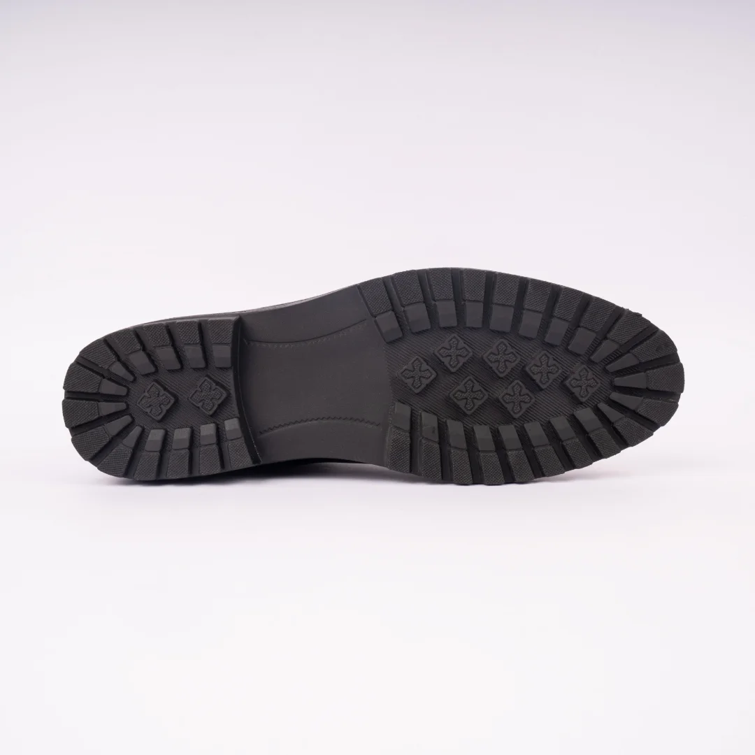 Reno Leather Boots-Black-RB5016