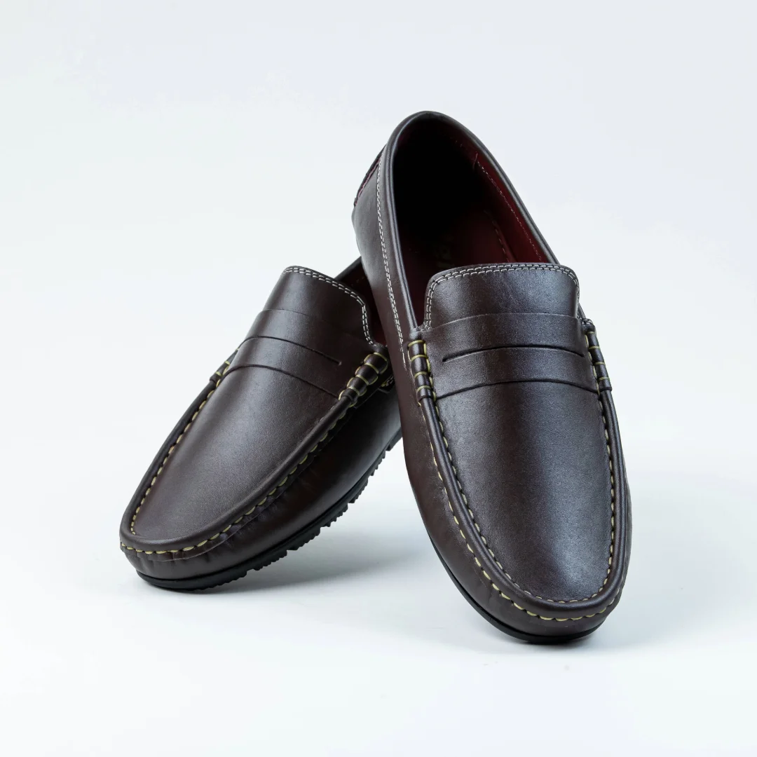 Reno Leather Loafer-Chocolate-RL3045