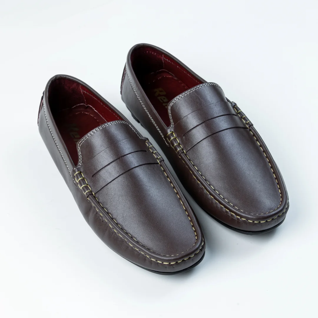 Reno Leather Loafer-Chocolate-RL3045