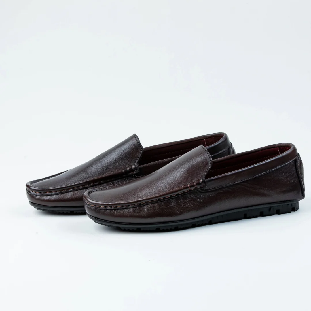 Reno Leather Loafer-Chocolate-RL3086