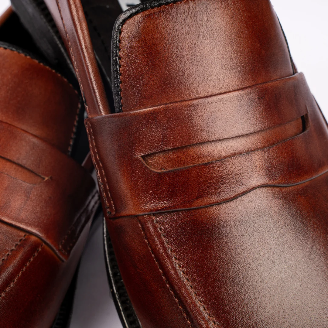 Reno Leather Chanky Shoes-Brown-RT1133