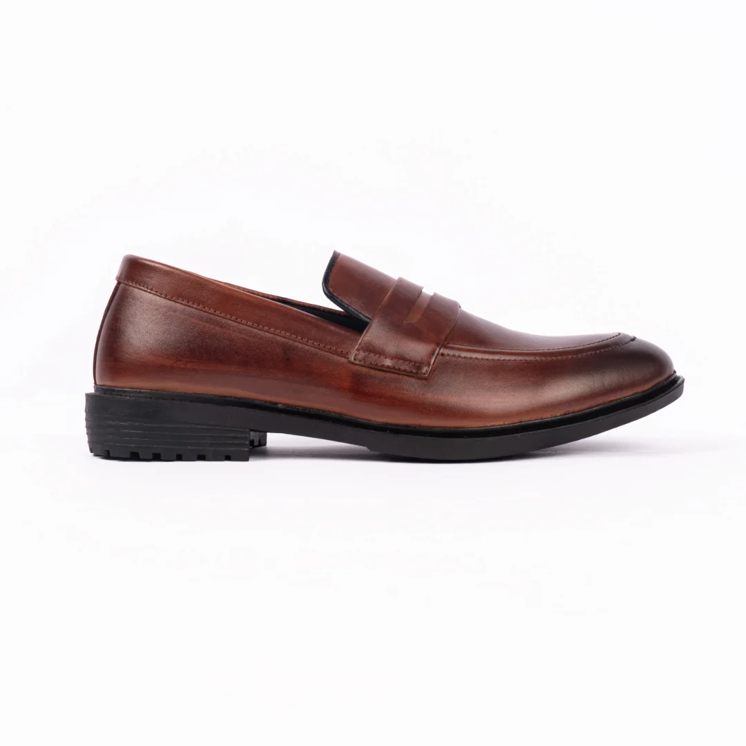 Reno Leather Chanky Shoes-Brown-RT1133