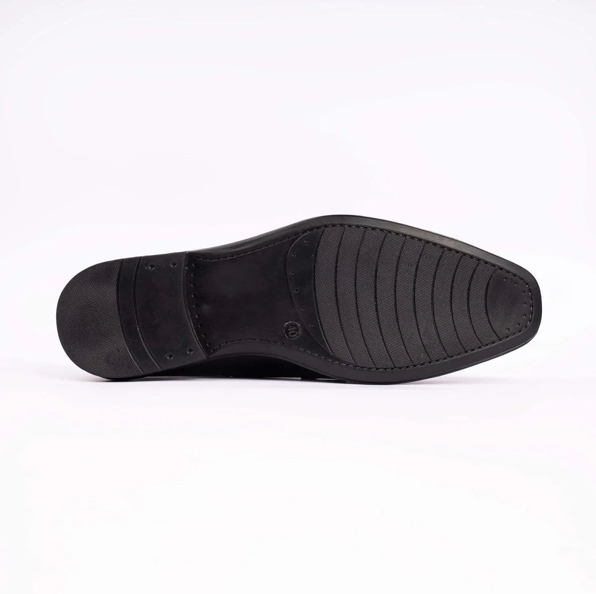 Reno Leather Penny Shoes-Black-RT1136